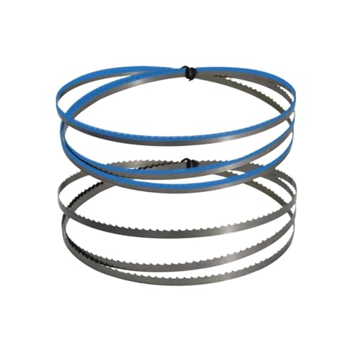 2 Stück 1400 Mm Bandsägeblatt 1400 X 6,35 X 0,35 Mm Holzbearbeitungs-Bandsägewerkzeuge For 8 Zoll, Kompatibel Mit Draper, Kompatibel Mit Scheppach, Kompatibel Mit Einhell TH-SB200, TPI 6 10 15(10TPI) von YBKWTA