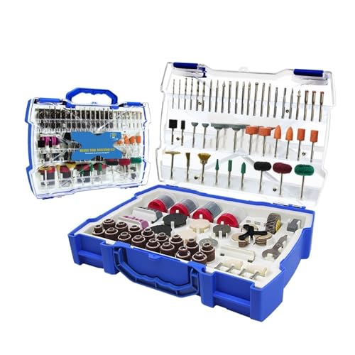 287-teiliges Zubehörset for elektrische Rotationswerkzeuge, Schleifwerkzeuge, kompatibel mit Dremel Mini-Bohrer, Schleifen, Bohren, Schleifen, Polieren 287-teiliges Zubehörset for elektrische Rotationswerkzeuge, Schleifwerkzeuge, kompatibel mit Dremel Mini-Bohrer, Schleifen, Bohren, Schleifen, Polieren von YBKWTA