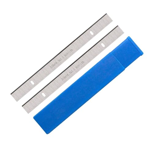 8" 210mm HSS Dickenhobelmesser 210 x 16,5 x 1,5 mm Holzmesser Holzbearbeitungsteile Kompatibel mit Einhell TC-SP 204 Kompatibel mit ERBAUER von YBKWTA