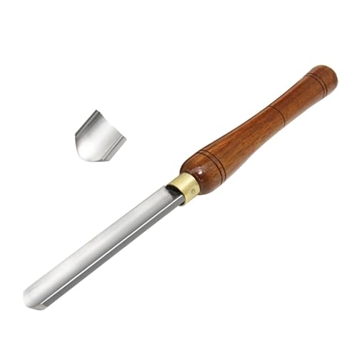 HSS-Schruppspindel-Synthesizer Drechselwerkzeuge 25 und 22 mm Holzbearbeitungs-Drehmeißel mit Walnussgriff for Drehmaschinen(25mm) von YBKWTA