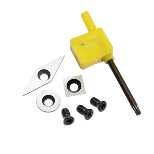 Hartmetall-Fräseinsätze Set Drechselwerkzeuge Ersatzfräser Hollowers Finishers Drechselwerkzeuge(Set A (B D F)) von YBKWTA