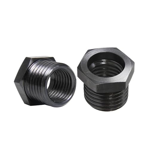 Spindeladapter for Holzdrehmaschinen, M33, 1 Zoll, M18, Gewindeeinsatz for Holzdrehmaschinen, Drehfutter-Frontplattenadapter(M33x3.5 to M18x2.5) von YBKWTA