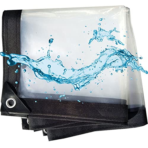 YBLANDRV wasserdichte Transparente Plane mit öSen 4mx1m, Hohe Beanspruchung Tarp, Durchsichtig Abdeckplane, Allzweckplane Wasserdicht, Ideal Geeignet für Gartenbereich YBLANDRV wasserdichte Transparente Plane mit öSen 4mx1m, Hohe Beanspruchung Tarp, Durchsichtig Abdeckplane, Allzweckplane Wasserdicht, Ideal Geeignet für Gartenbereich von YBLANDRV