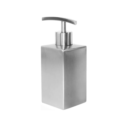 Tischseifenspender Seifenspender aus Edelstahl Compatible with die Arbeitsplatte, rostfreie Pumpflasche Compatible with Flüssigseife Flasche Tischseifenspender Seifenspender aus Edelstahl Compatible with die Arbeitsplatte, rostfreie Pumpflasche Compatible with Flüssigseife Flasche von YBNKKUXKN