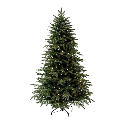 Weihnachtsbaum Künstlicher Weihnachtsbaum aus hochwertigem PE/PVC for die Dekoration von Partys im Innen- und Außenbereich zu Hause mit Zauberhut-Design, schwer entflammbar Dekoration(240*149cm) von YBNKKUXKN