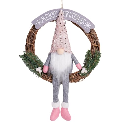 Weihnachtsgirlande for draußen – schöne Weihnachtsgirlande, Winterkranz for die Haustür – Weihnachtsdekor for den Innenbereich, Weihnachtsdekoration, Girlande mit Seil for Partys zu Hause, im Geschäft Weihnachtsgirlande for draußen – schöne Weihnachtsgirlande, Winterkranz for die Haustür – Weihnachtsdekor for den Innenbereich, Weihnachtsdekoration, Girlande mit Seil for Partys zu Hause, im Geschäft von YBNKKUXKN