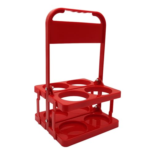 Weinregal Faltbares Weinregal aus Kunststoff, Weinflaschen-Aufbewahrungsregal, Weinkorb, Bierkorb mit vier Gittern, geeignet for den Einsatz in der Hausbar und im Restaurant Weinregale(Rosso) von YBNKKUXKN