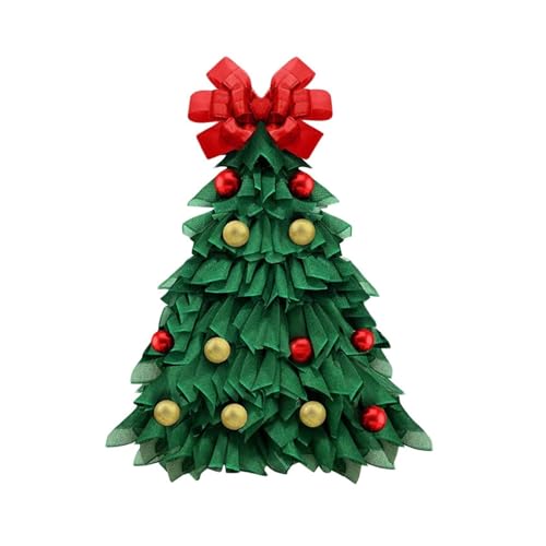 YBNKKUXKN Dreieckiger Weihnachtsbaumkranz, handgemachte große Bauernhaus-Ornamentkränze mit Kugeln, Schleifen for Türfenster-Wanddekoration von YBNKKUXKN