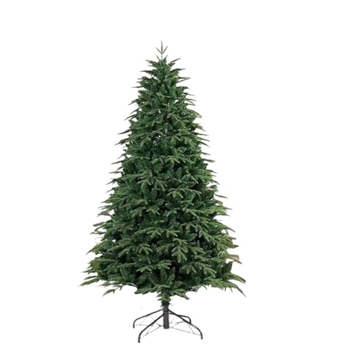 YBNKKUXKN Weihnachtsbaum Künstlicher Weihnachtsbaum, 1,2–2,4 m, mit gemischten Zweigspitzen aus PE und PVC, unbeleuchtet, aufklappbar, Premium-Fichten-Weihnachtsbäume, grün Dekoration(150cm) von YBNKKUXKN