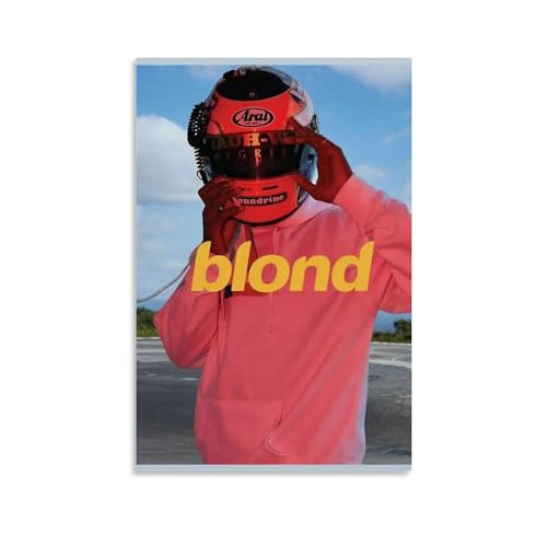 YBRAVO Blond Frank Ocean Poster Dekorative Malerei Leinwand Wandkunst Wohnzimmer Poster Schlafzimmer Malerei,Wandkunst Bilddruck Moderne Familienzimmer Dekor 20x30inch(50x75cm) von YBRAVO