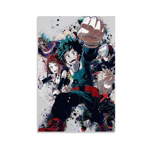 YBRAVO My Hero Academia Anime Role Poster Dekorative Malerei Leinwand Wandkunst Wohnzimmer Poster Schlafzimmer Malerei,Wandkunst Bilddruck Moderne Familienzimmer Dekor 20x30inch(50x75cm) von YBRAVO