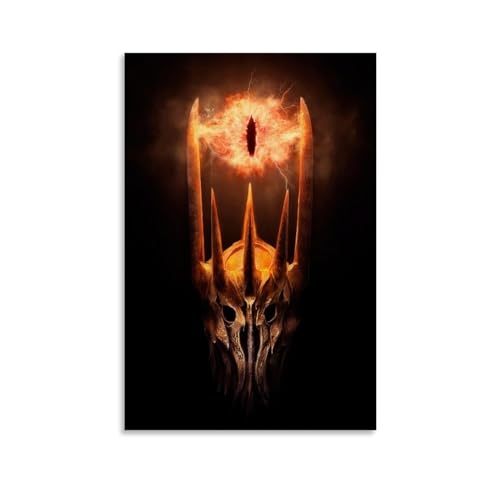 YBRAVO The Eye of Sauron Movie Poster Poster Dekorative Malerei Leinwand Wandkunst Wohnzimmer Poster Schlafzimmer Malerei,Wandkunst Bilddruck Moderne Familienzimmer Dekor 24x36inch(60x90cm) von YBRAVO