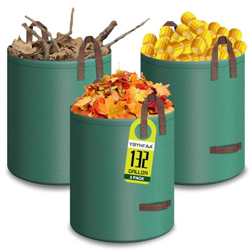 YBYHFAA Gartenabfallsack,3 X 500l LaubsäCke Groß Stabil,Faltbar Gartensack FüR GrüNabfäLle Mit 4 Griffe,Selbststehend, Wasserdicht,KorrosionsbestäNdig YBYHFAA Gartenabfallsack,3 X 500l LaubsäCke Groß Stabil,Faltbar Gartensack FüR GrüNabfäLle Mit 4 Griffe,Selbststehend, Wasserdicht,KorrosionsbestäNdig von YBYHFAA