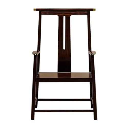 Büromöbel Hochrücken Esszimmerstuhl Massivholz Home Computer Stuhl mit Armlehnen Bürostuhl geeignet für Schlafzimmer Wohnzimmer Balkon Bürostühle Für Home Office von YCCHAH