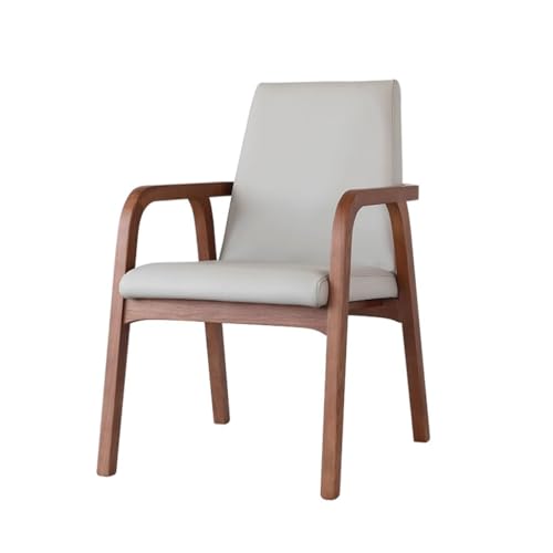 Büromöbel Moderner Esszimmerstuhl aus der Mitte des Jahrhunderts Massivholz Küchenstuhl mit Polsterung und Rückenlehne Bürostuhl Abmessungen: 21 Zoll Bürostühle Für Home Office(A) von YCCHAH