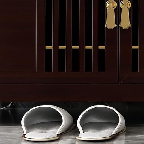 Fußhocker Chinesischen Stil Haus Veranda Schuhwechselbank Schuhschrank Massivholz kann niedrig sitzen Schuhschrank Eingang Schuhbank Lagerbank Eingangsbank(100 * 37 * 45cm) von YCCHAH