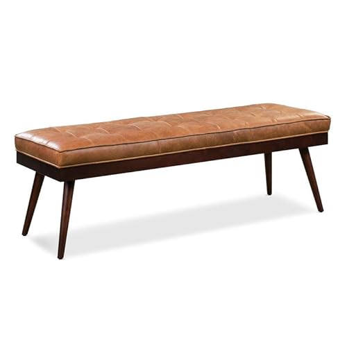 Fußhocker Massivholz Bank Esstisch Hocker Sofa Wohnzimmer Bank Schuhanziehhocker Schlafzimmer Betthocker Eingangsbank(B) von YCCHAH