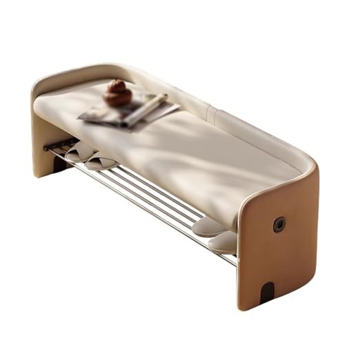 Fußhocker Schuhwechselhocker an der Tür Home Entry Schuhschrank Kann Sitzen Sofa Hocker Lagerhocker Lange Lagerung Schuhregal Eingangsbank(A,S 80cm) von YCCHAH