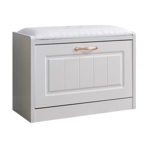 Fußhocker Weiche Tasche Wechselnde Schuhhocker an der Tür Einfacher Schuhhocker Schuhschrank Hause kann sitzen Lagerung Schuhschrank Eingangsbank(A,M 65cm) von YCCHAH