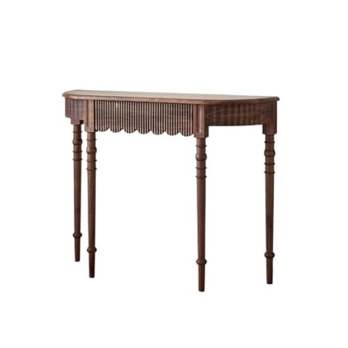 Konsolentisch, halbrund, kreativ, Wandkonsolentisch, multifunktional, für Flur und Zuhause, Wohnzimmermöbel von YCCHAH