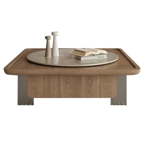 Sofa Beistelltisch Holz geschnitzt Teetisch Kleiner Couchtisch Moderner Schlafzimmer Beistelltisch Einfacher quadratischer Tisch Wohnzimmer Couchtisch von YCCHAH