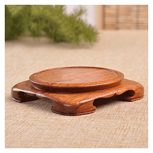 YCCHAH Bonsai Ständer Holz Runde Form Basis Vase Teekanne Bonsai Schnitzen Ornament 0,9 Zoll Höhe Basis für Holztopf YCCHAH Bonsai Ständer Holz Runde Form Basis Vase Teekanne Bonsai Schnitzen Ornament 0,9 Zoll Höhe Basis für Holztopf von YCCHAH
