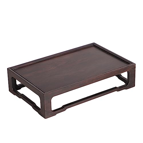 YCCHAH Bonsai-Ständer aus Holz, Vasensockel, Holzschnitzbasis, Haushaltsvase, Fischglas, Pflanze, Guanyin, Buddha-Statue, Präsentationsständer, Bastelsockel, Holztopfsockel von YCCHAH