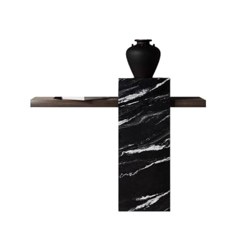 YCCHAH Eingangsmöbel Eingangstisch aus Stein für den Heimgebrauch, einfacher Wandtisch aus hochwertigem Marmor Wohnzimmermöbel von YCCHAH