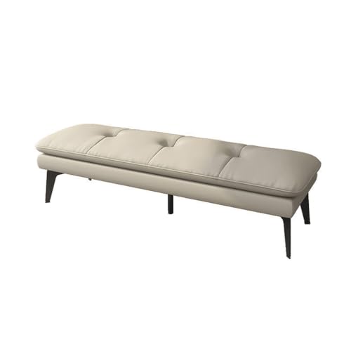 YCCHAH Fußhocker, leicht, luxuriös, Schlafzimmer, Bett, Endehocker, schlicht, Wohnzimmer, Sofa, Hocker, Bekleidungsgeschäft, Schuhwechselhocker, langer Sofa-Hocker, Eingangsbank (A) von YCCHAH