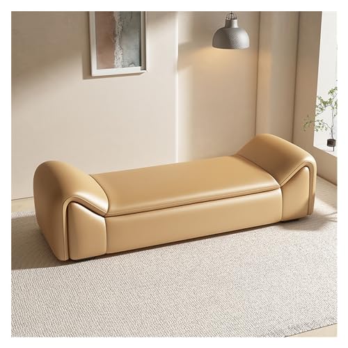 YCCHAH Fußhocker Eingangstür Wickelschuhe Hocker Schlafzimmer Bett Endhocker Wohnzimmer Sofa Hocker Garderobe Kleiderhocker Eingangsbank (B) von YCCHAH
