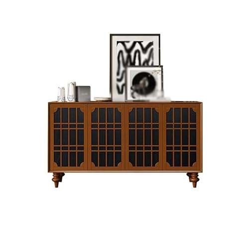 YCCHAH Schuhschrank 160cm Massivholz-Vintage-Eingangsaufbewahrungstisch, Haushalts-Wohnzimmer-Dekorationsmöbel mit Lagerung, für Schlafzimmer, Flur, Diele etc Schuhschrank von YCCHAH
