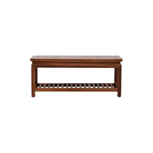 YCCHAH Schuhwechselhocker Schuhbank aus Holz for den Eingangsbereich, Schuhbank for Wohnzimmer und Schlafzimmer, rechteckig Eingangshocker von YCCHAH