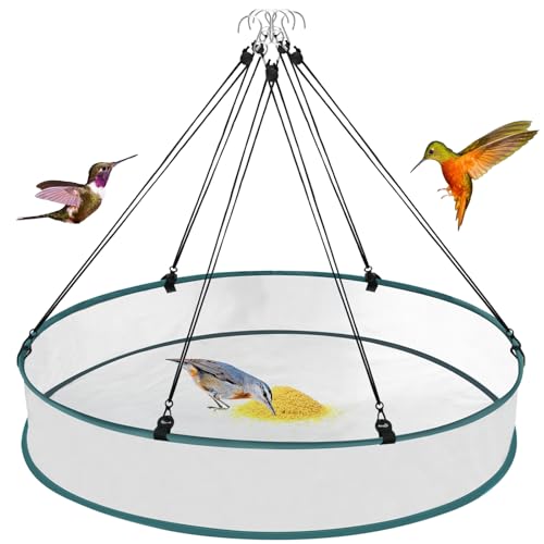 YCCOKJJ Vogelfutterspender Zubehör Vogelfutter Samenfänger Vogelfutter Fangkorb zum Vogelfutterhaus, Reduziert Samenabfall Hängend Bird Seed Catcher Tray für Vogelfutterstation, Durchmesser 24 Zoll YCCOKJJ Vogelfutterspender Zubehör Vogelfutter Samenfänger Vogelfutter Fangkorb zum Vogelfutterhaus, Reduziert Samenabfall Hängend Bird Seed Catcher Tray für Vogelfutterstation, Durchmesser 24 Zoll von YCCOKJJ