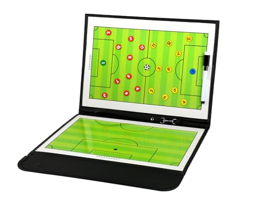 YCConcept Magnetisches Fußball-Trainingstafel, taktisches Klemmbrett-Set mit trocken abwischbarem tragbarem Strategie-Trainerbrett YCConcept Magnetisches Fußball-Trainingstafel, taktisches Klemmbrett-Set mit trocken abwischbarem tragbarem Strategie-Trainerbrett von YCConcept