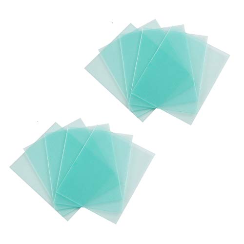 YCD 10 Stück Schweiß-Schutzlinsen-Ersatz, 114,3 mm x 100 mm, transparente Objektivabdeckung von YCD