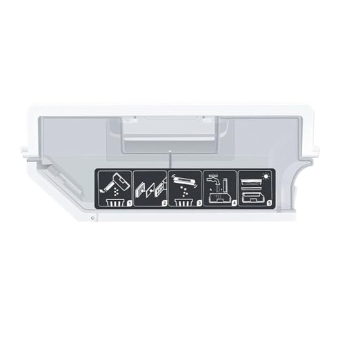 Ersatzteil-Staubbox, Staubbehälter, Kompatibel Mit ECOVACS Deebot, For X1 OMNI X1 TUBRO T10 Roboter-Staubsauger-Zubehör(Color white) von YCDDJJPCV