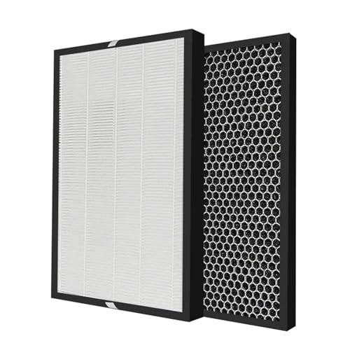 FZ-C150HFE FZ-C150DFE FZ-C100MFE Luftreiniger Hepa-Filter Und Kohlefilter, Kompatibel For Sharp, For KC-A60E KC-860E KC-C150E KC-860U Serie(2Pcs) von YCDDJJPCV