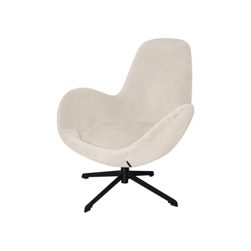 YCDZSW Generisch Moderner Bezug für Drehsessel, Stuhlbezug mit gebogener Rückenlehne, Moderner Bezug, Eggshell Drehsessel Abdeckung, für Wohnzimmer Schlafzimmer Schminkzimmer (Beige,95 x 60 x 70 cm) von YCDZSW