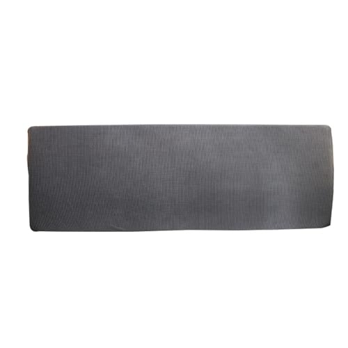 YCDZSW Stretch Bettkopfteilbezüge, Kopfteil Schonbezug Protektor Strecken, Weicher Waschbar Hussen Bett Kopfteil Bezug, Einfarbiges Design, für Schlafzimmerdekoration (Grau,65 x 150 cm) von YCDZSW