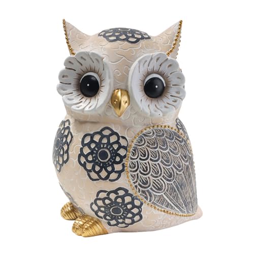 YCHUCH Eulenfigurstatue Mit Blütenmusterharzen Skulptur Tabletop Dekore Für Buchregale Home Ästhetische Ornament Geschenk YCHUCH Eulenfigurstatue Mit Blütenmusterharzen Skulptur Tabletop Dekore Für Buchregale Home Ästhetische Ornament Geschenk von YCHUCH