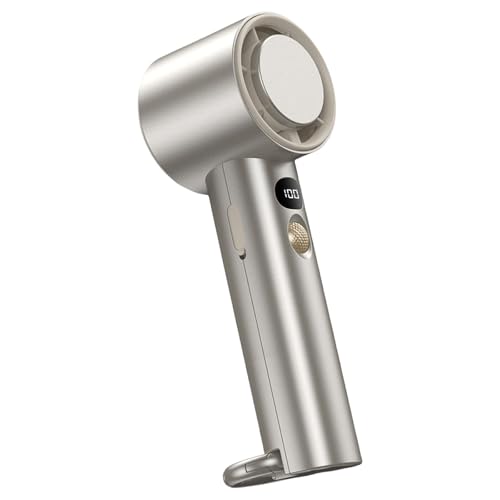 YCHUCH Handheld Bürstenloser Motorventilator USB Wiederaufladbare LED Anzeigelüfter Mit Starken Luftströmen Klimaanlage Für Heiße Wetterbatterielüfter von YCHUCH