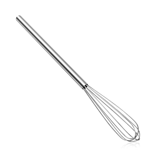 Schneebesen Klein, Mini Schneebesen, 26.5cm Handbuch Schneebesen, Robuster Rührbesen, Edelstahl Qualität Whisk Schneebesen, für Kochen, Mixen, Schlagen und Rühren Schneebesen Klein, Mini Schneebesen, 26.5cm Handbuch Schneebesen, Robuster Rührbesen, Edelstahl Qualität Whisk Schneebesen, für Kochen, Mixen, Schlagen und Rühren von YCICHE