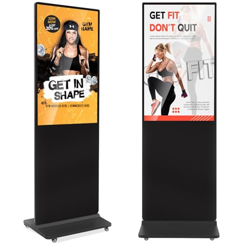 YCKJNB 43 Zoll Digitaler Kundenstopper, LCD Werbedisplay Digital, Digital Signage Display, Geeignet für Aller Geschäften, Schwarz YCKJNB 43 Zoll Digitaler Kundenstopper, LCD Werbedisplay Digital, Digital Signage Display, Geeignet für Aller Geschäften, Schwarz von YCKJNB