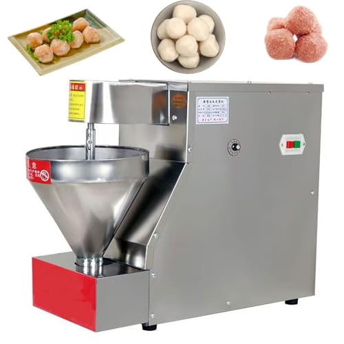 Automatische Maschine zum Formen von Fleischbällchen, 400 W Leistung und 200–300 kg/h Kapazität, Edelstahl und 10-stufige Geschwindigkeitseinstellung, ideal für Restaurants, Verarbeitungsbetriebe, K von YCNLYSSR