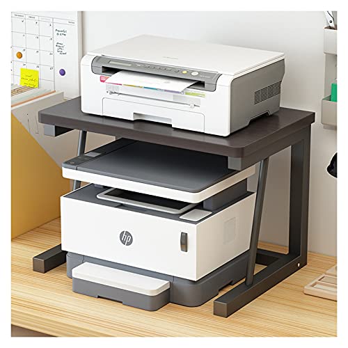 Druckerständer Druckerständer Blumenständer Küchenständer Tischregal Schreibtisch mit Lagerschrank Büro Zuhause Desktop Schreibtisch Druckerständer Büroorganisation Schreibtischdrucker (Farbe: Schwa von YCNLYSSR