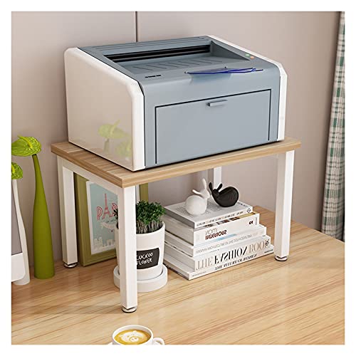 Druckerständer Druckerständer Druckerständer mit Aufbewahrung KüchenständerTischregal Schreibtisch Büro Zuhause Desktop Schreibtisch 2-lagiger Druckerständer Büroorganisation Schreibtischdrucker (Fa von YCNLYSSR