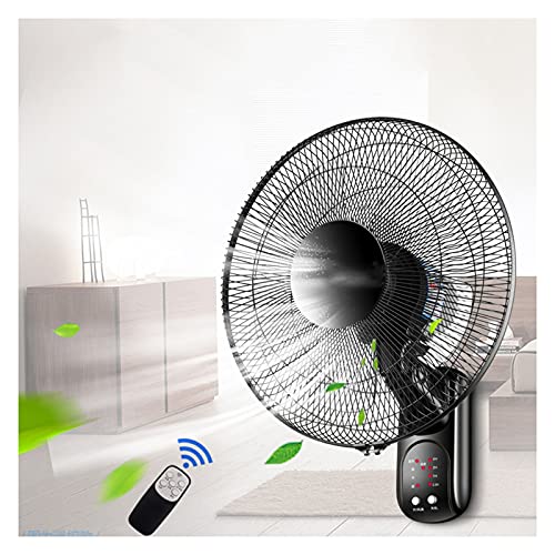 Leise Wandventilatoren, oszillierender/rotierender elektrischer Ventilator, Kühlwandventilator mit einstellbarem Winkel, 5 Metallflügel, 3 Geschwindigkeiten, Luftkühlungsventilator für das Home Offi von YCNLYSSR