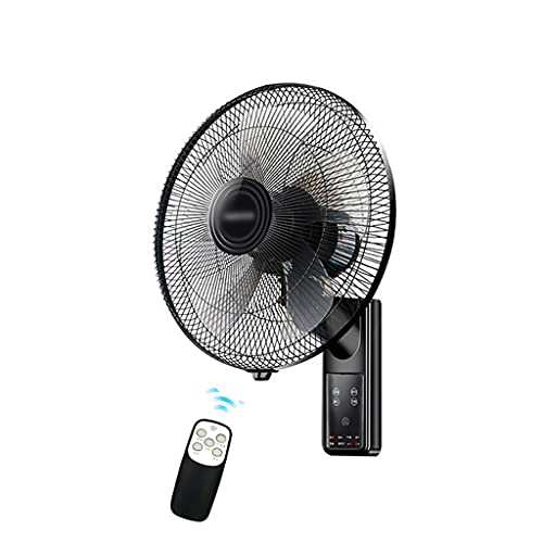 Oszillierender Wandventilator, 18-Zoll-Wandventilator, wandmontierter, ferngesteuerter leistungsstarker elektrischer Ventilator, Wandventilator mit Schüttelkopf für Restaurants, Restaurants und Eink von YCNLYSSR