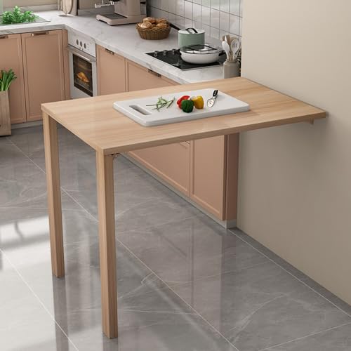 YCNLYSSR An der Wand montierter Klapptisch für kleine Räume. Versteckter Schreibtisch für Küche, Schlafzimmer oder Wohnzimmer von YCNLYSSR