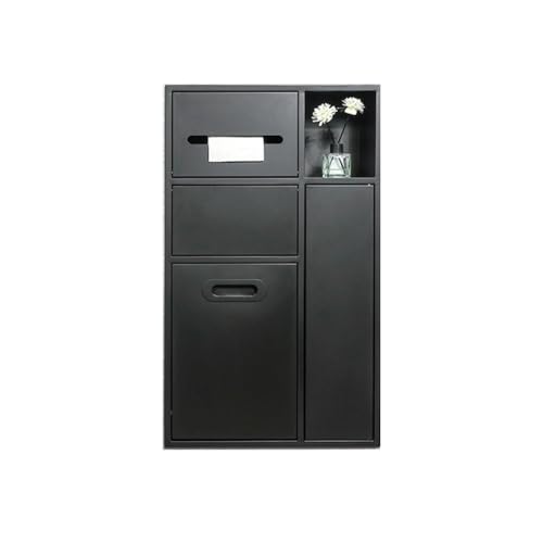 YCNLYSSR Duschnische aus Edelstahl, Einbauregal für Badezimmer, mit Schwingeimer und Mülleimer für Toilettenpapier und Abfall. von YCNLYSSR